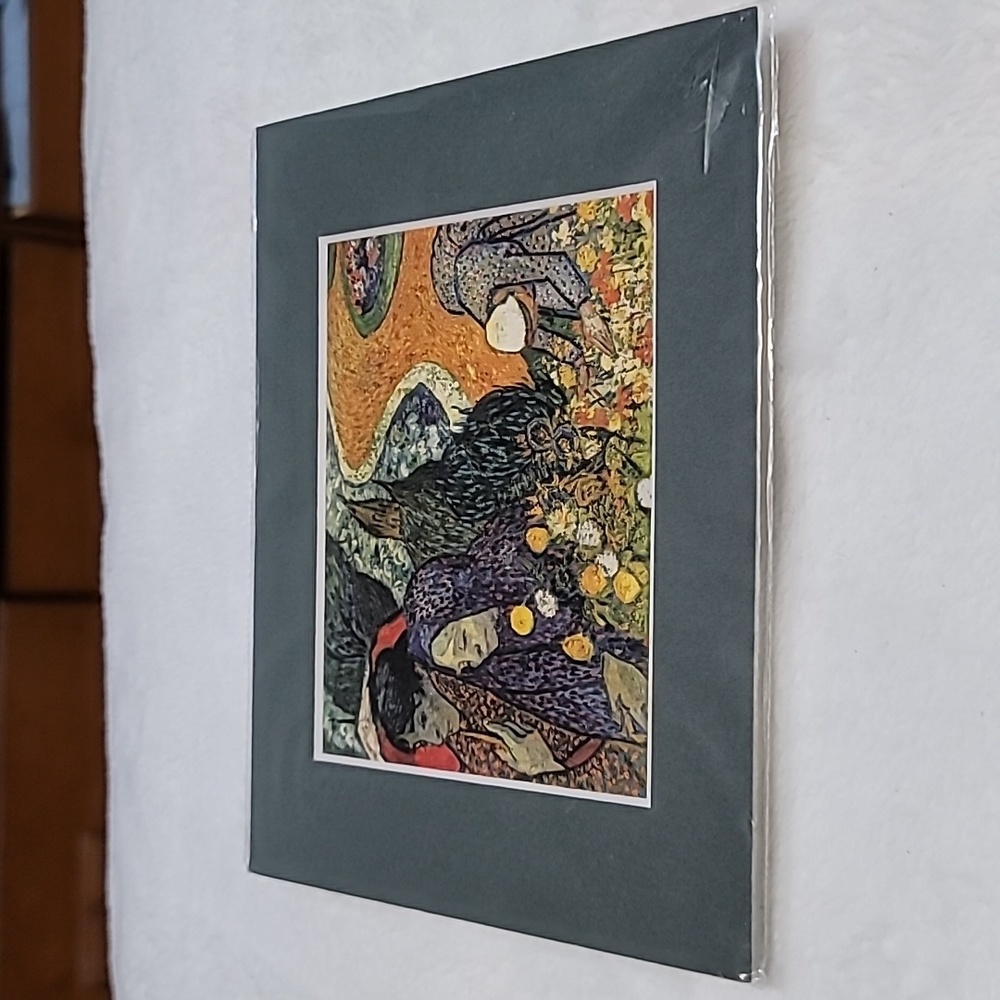 Memory of the Garden at Etten (Ladies of Arles) by Vincent van Gogh Miniature